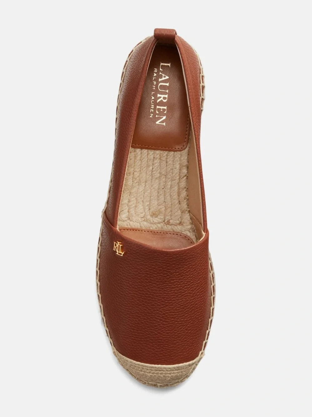 Lauren Ralph Lauren CAMERYN IV TUMBLED LEATHER ESPADRILLE